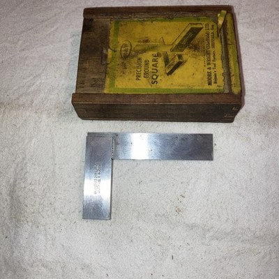Moore & Wright Engineers Precision Square - Made in Sheffield England