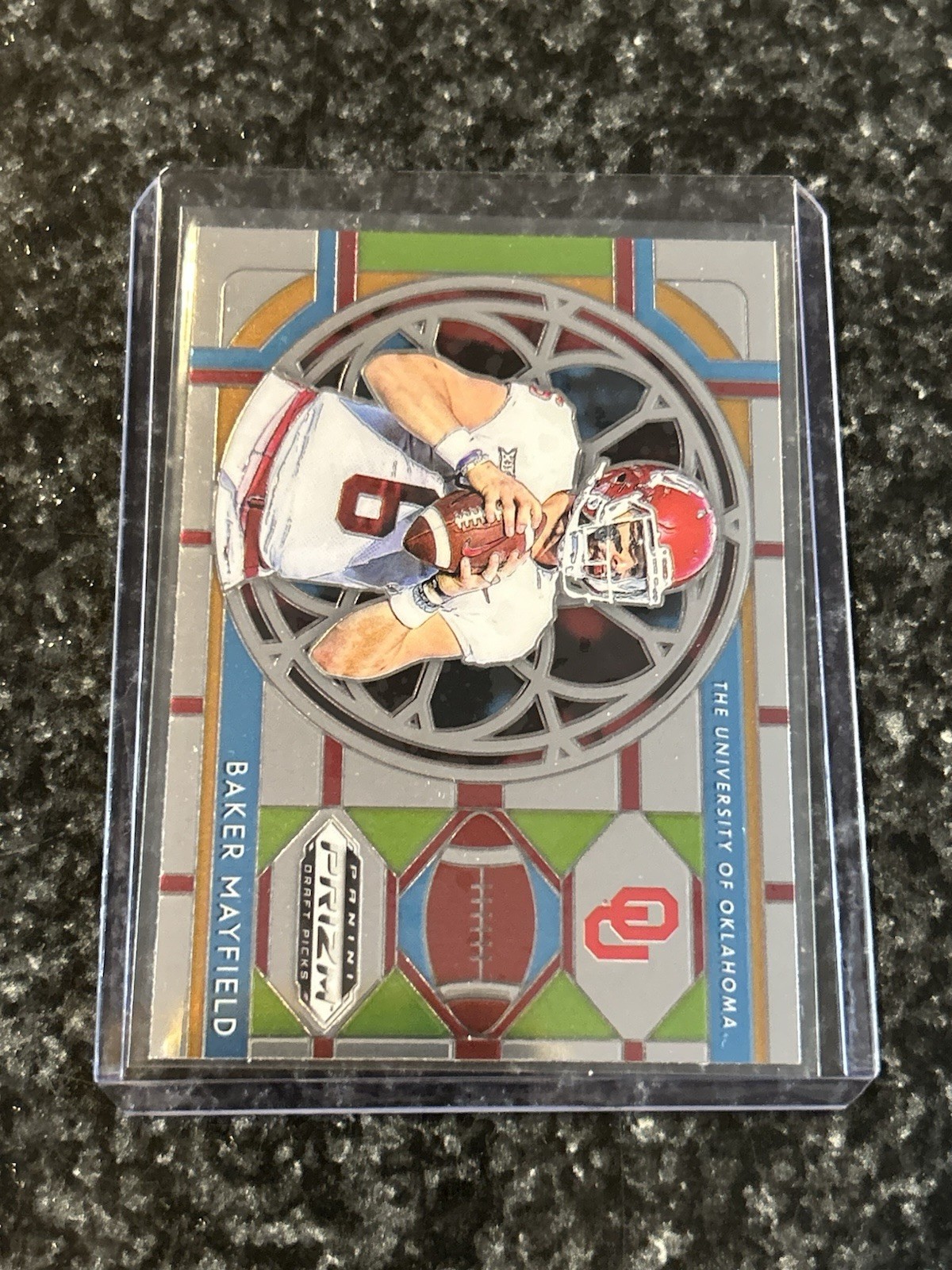2019 Panini Prizm Draft - Stained Glass Baker Mayfield #22 Oklahoma Sooners F1