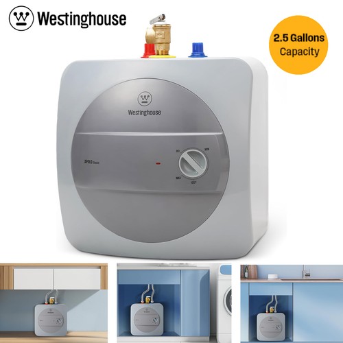Westinghouse 2.5 Gal Electric Mini-tank Water Heater 1440W For RVs Kitchen