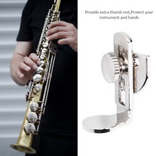 Clarinet Thumb Rest Adjustable Finger Cover Screw Black Cap Wind Instrument