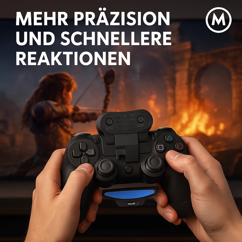 PS4 DualShock Back Button Adapter mit Turbo Funktion DE. - Bild 2 von 4