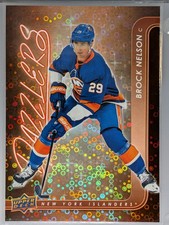 2024-25 Brock Nelson Upper Deck Series 1 Orange Dazzlers #DZ-6
