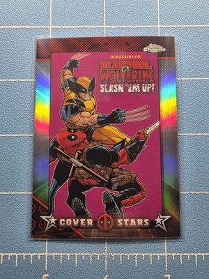 Topps Chrome - Deadpool Vs. Wolverine: Slash 'Em Up infinity CS-20 - Cover Stars