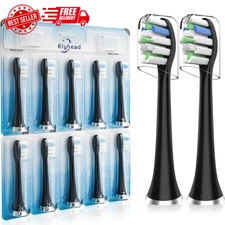 Toothbrush Replacement Heads Compatible with AquaSonic Black Series/Black Series