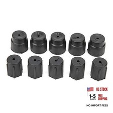 AC Service Port Caps, Universal Air Conditioning Service Cap ABS A/C Repair