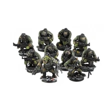 Kromlech Sci-Fi Orc Mini Schmeisser Greatcoat Squad in Armor New