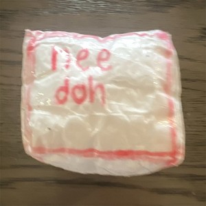 Cute pink viral paper squishy slow rising needoh
