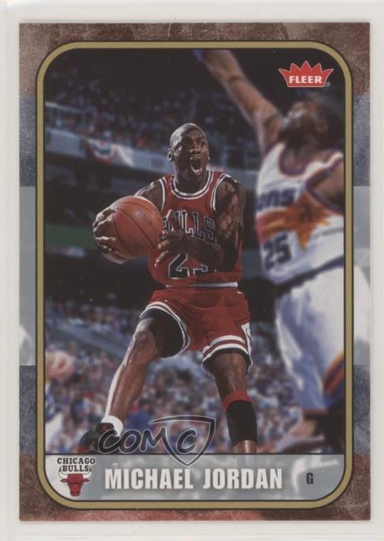 2007-08 Fleer Michael Jordan Box Set Michael Jordan #40 HOF 03rx