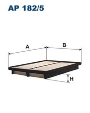 FILTRON Luftfilter AP 182/5 Filtereinsatz für JC KIA SORENTO 1 VAN CRDi 4WD