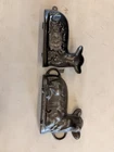 VINTAGE 2-PC Griswold Cast Iron 866 / 921 Lamb Easter Cake Mold Baking Primitive