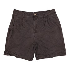 VTG Tommy Hilfiger Shorts Mens 38 Blue Chino cotton Summer pleated Size 38