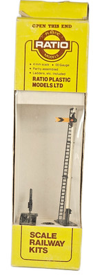 Ratio 471 Spurweite OO LMS Entfernung Schnellmontage Signal Kunststoffschiene Blisterpackung.