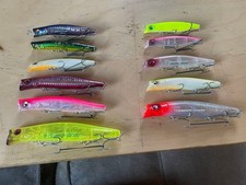 Megabass Kagelou Lure Fishing Hard Bait F (left) MD (right) - Used, Damaged