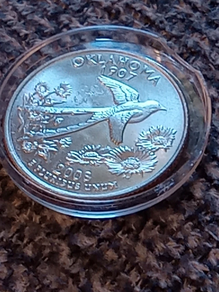 2008-D 25C Oklahoma 50 States Quarter - Image 3 of 4