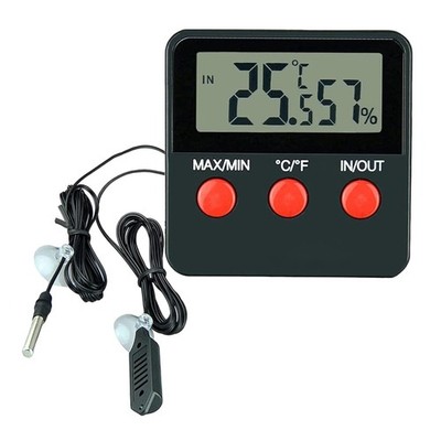 Digitales Thermometer Hygrometer Luftfeuchtigkeitsmesser Terrarium Haustiere