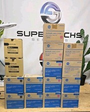Lot of 15 Konica Minolta TNP48 Toner cartridge Black / Cyan / Yellow / Magenta