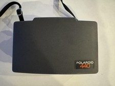 Vintage Polaroid 440 Automatic Land Camera Case Bellows Instant Film Manual USA