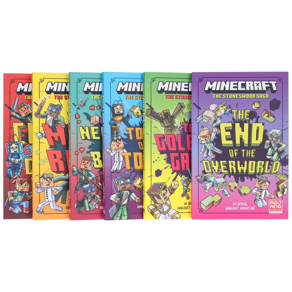 Minecraft The Stonesword Saga : The Complete 6-Novel Set - Ages 5-10 - Paperback - Image 4 of 4