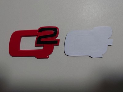 Genuine Designq2 Badge For Alfa Romeogiulia 952   Color Red Black
