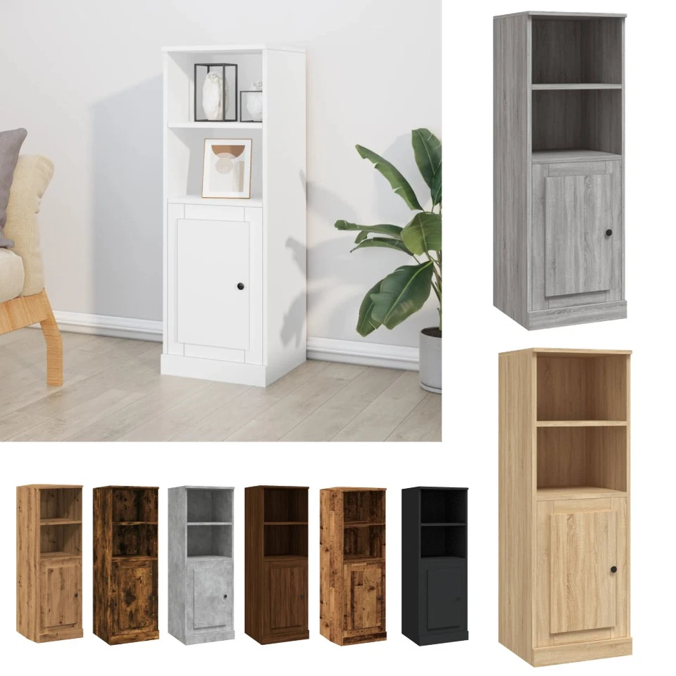 Highboard Sideboard mit 2 Stauraum Hochschrank Lagerschrank Mehrzweckschrank DE - Bild 1 von 1