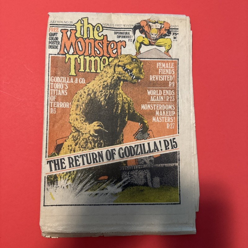 The Monster High July 1974 Number 35 The Return Of Godzilla