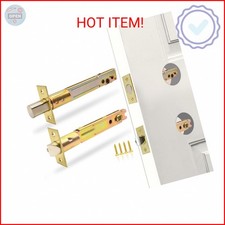 TPard 5-Inch Deadlatch Deadbolt Latch Combo Door Lock Replacement Parts with S