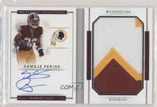 2017 Panini National Treasures Vertical Variation 43/99 Samaje Perine Auto 2k0