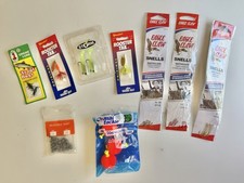 Lot Fishing Lures Hooks Sinkers Bobbers Rooster Tail Eagle Claw Trout Bug