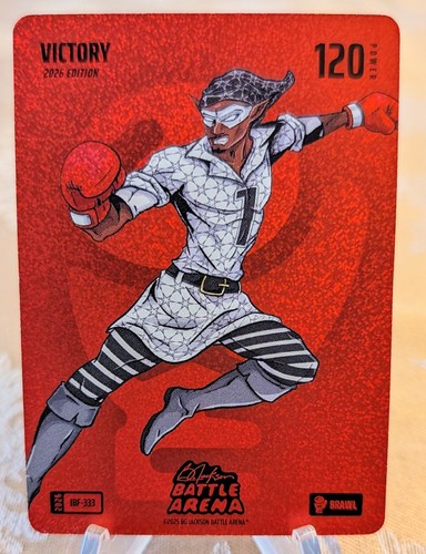 Bo Jackson Battle Arena Red Icon Brawl Foil Victory Victor Wembanyama