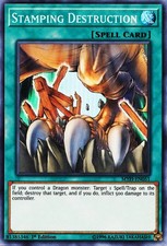 Yu-Gi-Oh TCG MYFI-DE051 SR Stamping Destruction Mystic Fighters