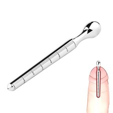 Male Enhance Penis Plug Urethral Sounding Dilator Stainless Steel PenisStretcher