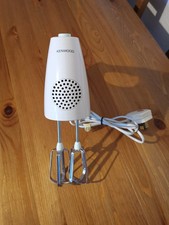 Kenwood HM220 Hand Mixer 3-Speed White, metal whisks beaters