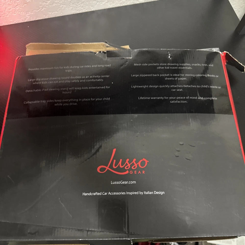 Bandeja de viaje Lusso Gear niños nueva solo la caja dañada Foto 2 de 4