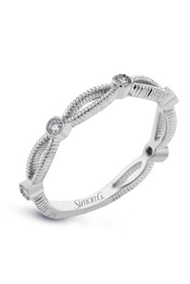 18k Simon G. .11cttw  diamond wedding band