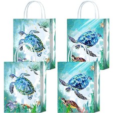 16 Pieces Turtle Goodie Bags for Turtle Party Supplies,Turtle Gift Snacks Tre...