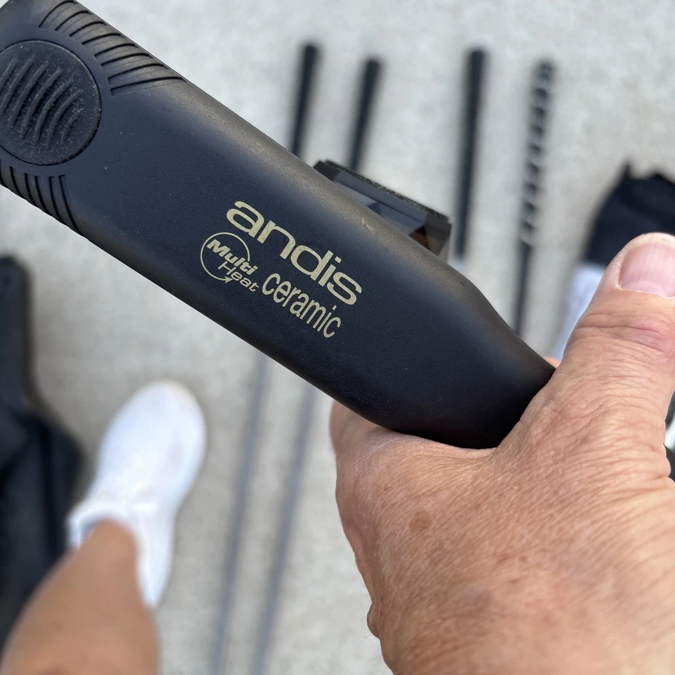 Plancha plancha de pelo de cerámica multi calor negra Andis CSI-3EA  Foto 3 de 4
