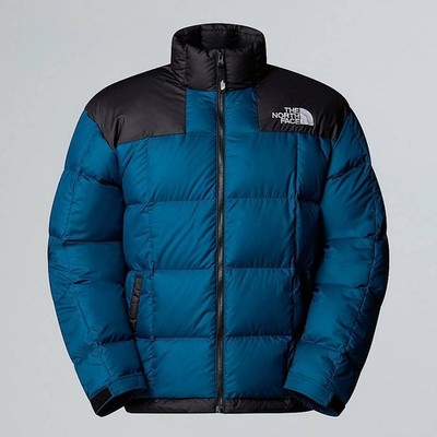 The North Face Men Lhotse Jacket - blaue Steppjacke - Größe L Bekleidung