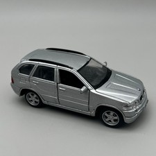 Maisto BMW X5 E53 4x4 SUV Diecast Model Toy Car 1:42 Silver #*