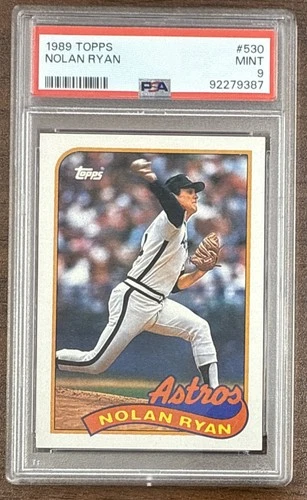 1989 Topps #530 / Nolan Ryan / PSA 9 MINT