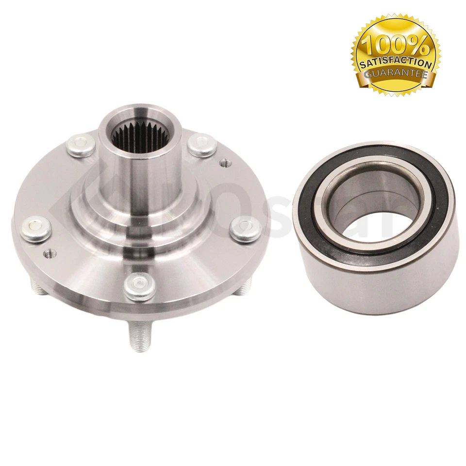 Front Wheel Hub & Bearing Set Fits 2007-2013 Hyundai Elantra Kia Forte Koup - Imagem 2 de 4
