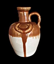 Vintage Jug Stoneware  Flagon Jug monks whiskey Rustic Add Some Texture Living