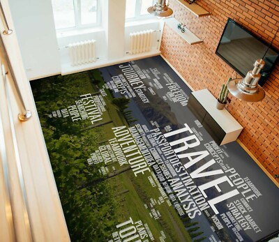 3D English Map Field PKE2679 Floor WallPaper Murals Wallpaper Mural Print Bea