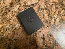 Baraja Blaine Magic Cardistry de 52 cartas de lujo negra sin bordes como nueva