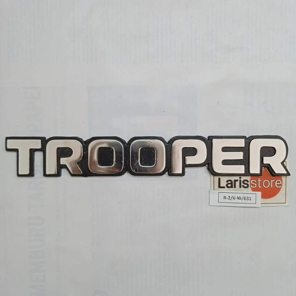 Isuzu Trooper 1986 1987 1988 1989 1990 1991 Trooper Emblema Insignia Logo Par NUEVO Foto 2 de 4