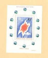 1965 HUNGARY Scott # 1668 SOUVENIR SHEET MNH