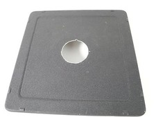 TOYO VIEW OR CALUMET 6X6 LENS BOARD DRILLED FOR 1 3/8ths inch NICE CONDITION