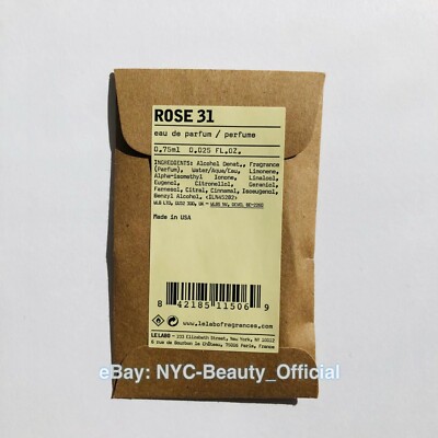 Le Labo Eau De Perfume Samples 0.75 ml each [Choose your scent]