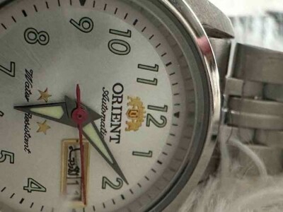 NOS Orient Tristar Ladies Mechanical Watch White Dial 