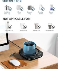 USB Tassenwärmer Aus Holz - Heizplatte Für Kaffee & Tee