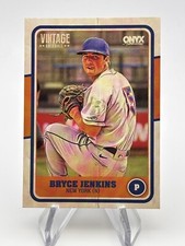 BRYCE JENKINS 2025 ONYX VINTAGE BASEBALL BASE CARD METS PROSPECT